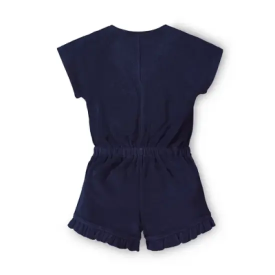 Hope & Henry Girls' Terry Button Front Swim Romper, Toddler image {3}