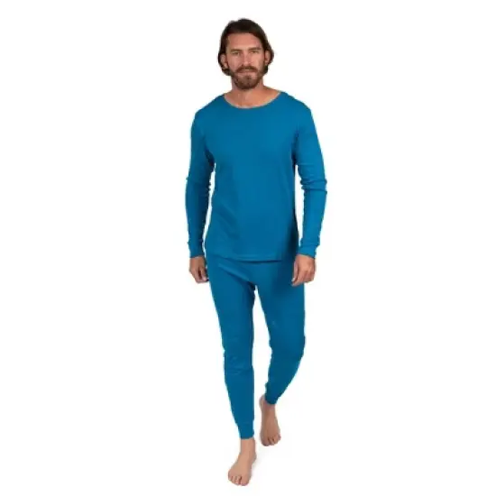 Leveret Mens Two Piece Cotton Solid Boho Color Pajamas image {5}