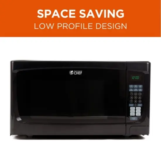 COMMERCIAL CHEF Countertop Microwave Oven 1.6 Cu. Ft. 1000W image {1}