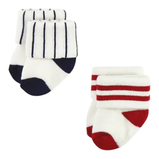 Little Treasure Infant Boy Newborn Socks, Baseball image {7}