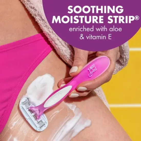 BiC Soleil Sensitive Advanced 5-Blade Women's Disposable Razors image {6}