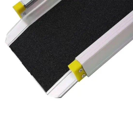 Wheel Chair Ramp, 7FT, Adjustable, Non-Skid, Aluminium Alloy Ramp, Portable Telescopic Ramps, with 600 Pound Bearing Capacity for Entry Steps Stairs image {5}