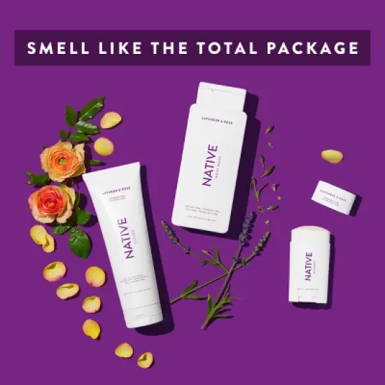 Native Lavendar & Rose Deodorant for Women - 2.65oz image {6}