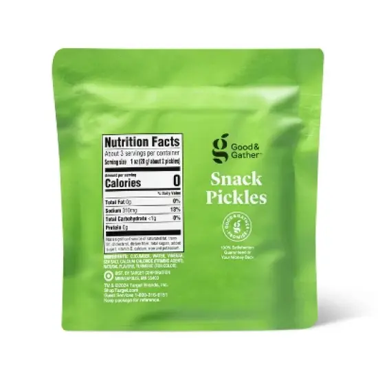 Petite Kosher Dill Pickle Snack Pouch - 4.8oz - Good & Gather&trade; image {1}