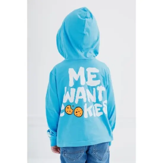 Sesame Street Hooded Matching Family Cosplay Long Sleeve T-Shirt Toddler image {2}