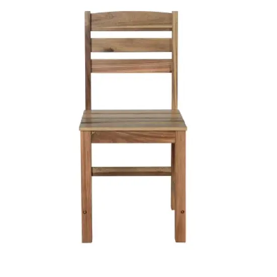 FIONECA High-Quality Acacia Wood Outdoor Table & Chair Set for Patio, Balcony, Backyard image {11}