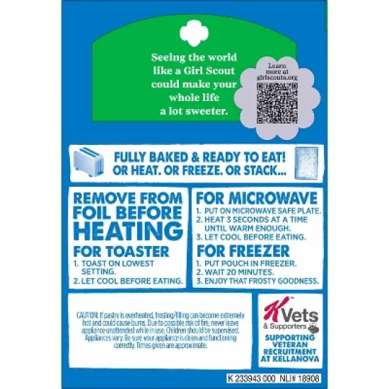 Pop-Tarts Girl Scouts Frosted Coconut Caramel Filling Toaster Pastries - 13.5oz/8ct image {9}