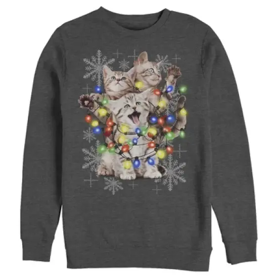Men's Lost Gods Kitten Lights Sweatshirt image {4}