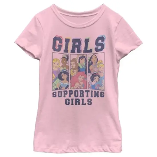 Girl's Disney Group Shot Girl Helping Girls T-Shirt image {3}