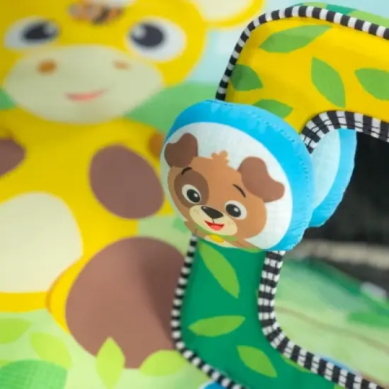 Baby Einstein Discover Garden Tummy Time Baby Playmat and Mirror image {11}