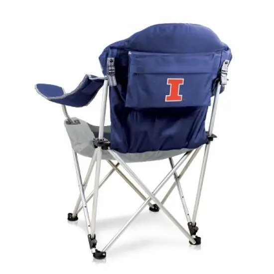 NCAA Illinois Fighting Illini Reclining Camp Chair with Head Support image {4}