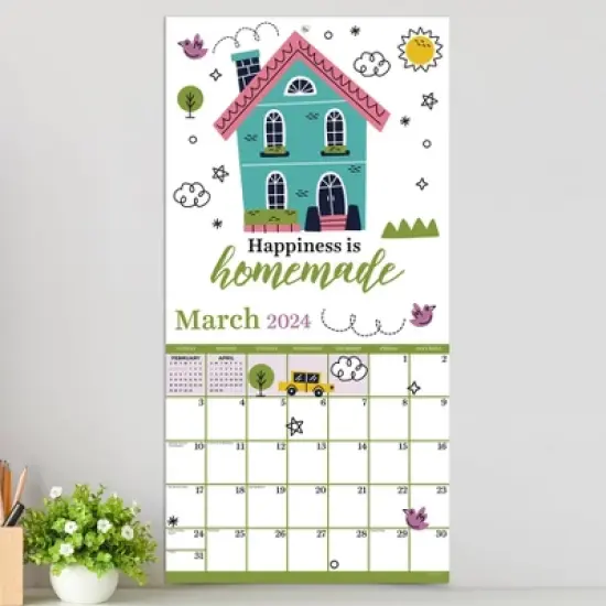 TF Publishing 2024 Wall Calendar 12"x12" Home Sweet Home image {2}