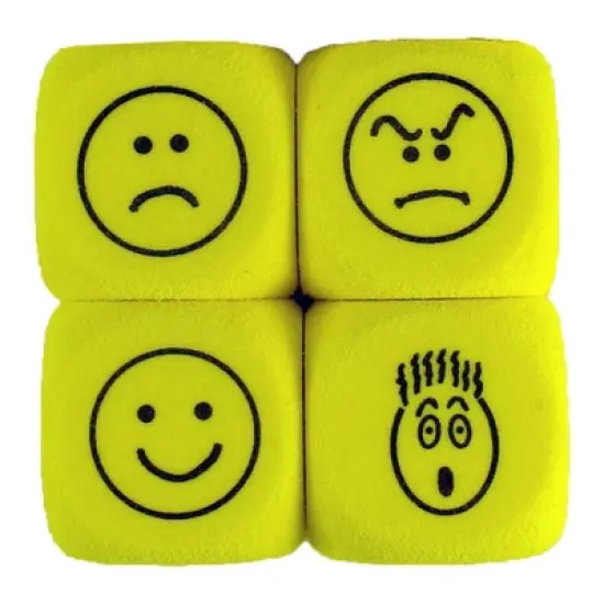 Koplow Games Foam Expressions Dice, 6 Per Pack, 2 Packs image {2}