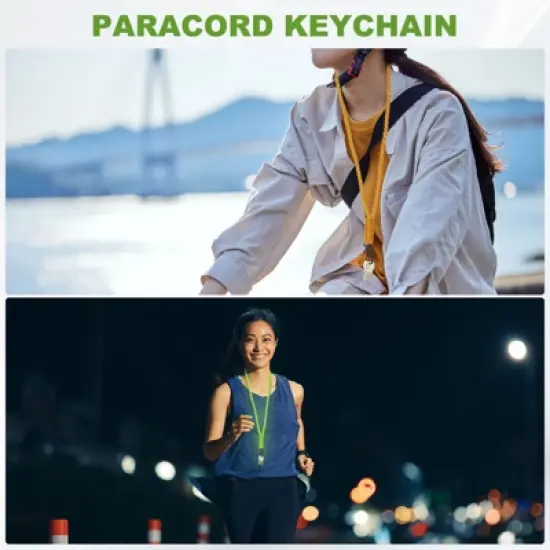 Unique Bargains Braided Soft Keychain ID Badges Lanyard with Metal Ring 3 Pcs image {3}