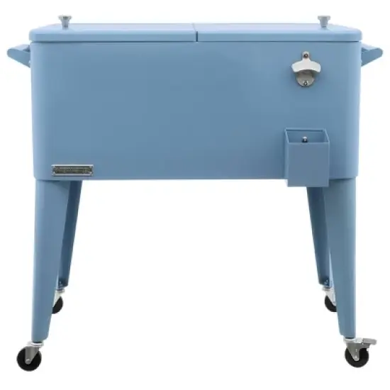 80qt Portable Rolling Patio Cooler - Permasteel
 image {13}