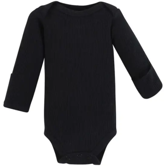 Hudson Baby Boys Thermal Preemie Layette Set 4pc Long Sleeve Outfit, Moose, Preemie image {3}