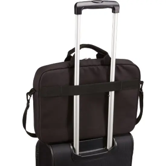 Case Logic Advantage ADVA-116 BLACK Carrying Case (Attach&eacute;) for 10" to 16" Notebook - Black - Polyester - Shoulder Strap, Luggage Strap, Handle image {2}