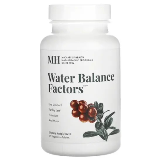 Michael's Health Water Balance Factors, 60 Vegetarian Tablets image {4}