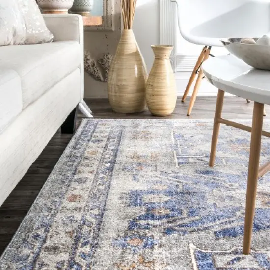 nuLOOM Vintage Rebecca Floral Area Rug image {5}