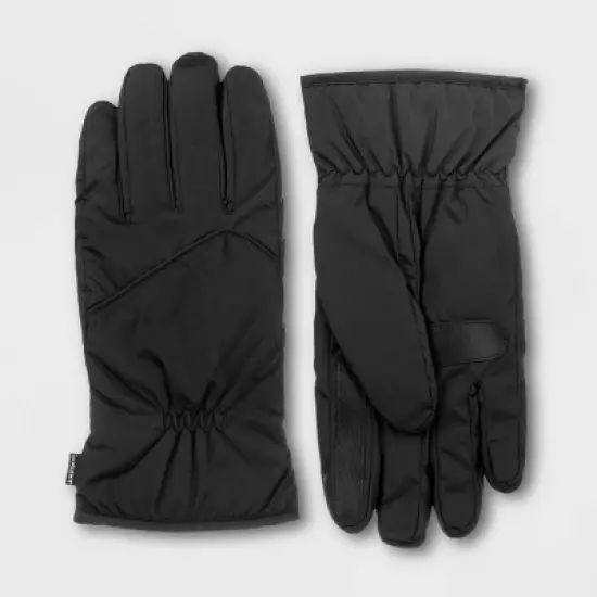 Isotoner Men's Sleek Heat Gloves - Black image {4}