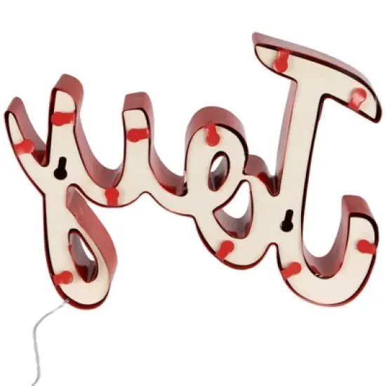 Northlight Lighted "Joy" Christmas Decoration - 11.25" image {5}