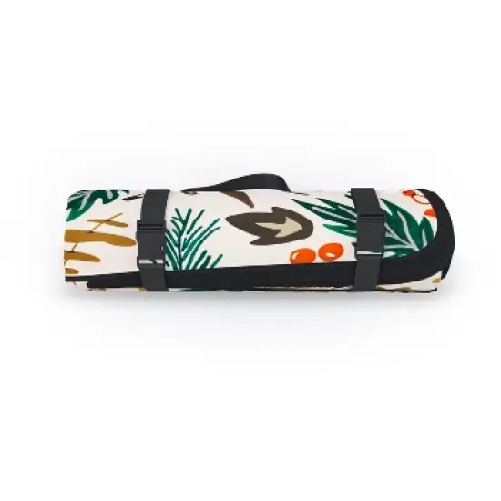 Marta Barragan Camarasa Christmas in the wild nature Picnic Blanket -Deny Designs image {1}