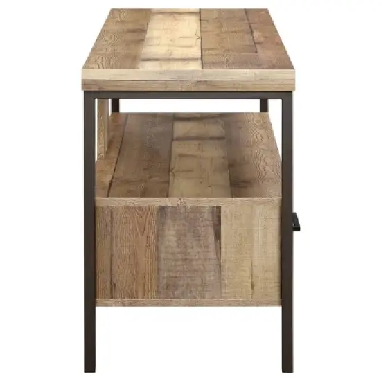 Morello 2 Drawer TV Stand for TVs up to 55" Weathered Pine - Coaster image {7}