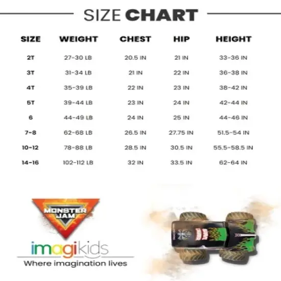 Monster Jam Maximum Destruction Megalodon El Toro Loco T-Shirt and Shorts Outfit Set Toddler to Big Kid image {6}