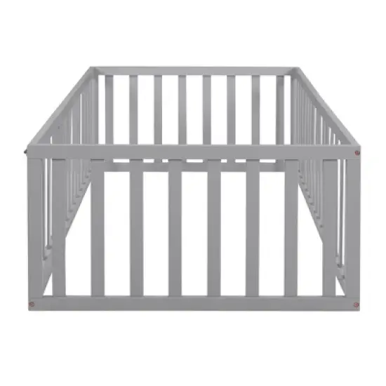 Okak Bed Guard Rails for Twin Size Bed,Baby Bed Rail Guard for Toddlers,Gray image {3}