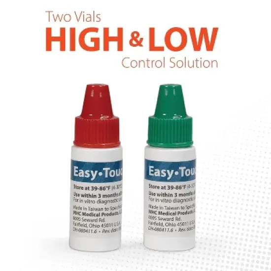 Easy Touch High & Low Control Solution Vial 4mL image {1}