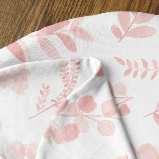 Sweet Jojo Designs Girl Support Nursing Pillow Cover (Pillow Not Included) Botanical Pink and White image {3}