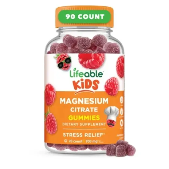Lifeable - Magnesium Citrate - 900mg - Kids - 90 Gummies image {8}
