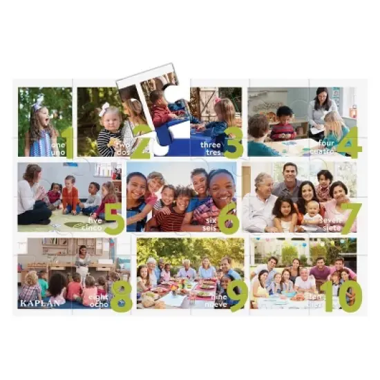 Kaplan Early Learning Numbers - Los Numeros - Spanish Floor Puzzle image {1}