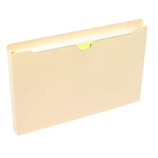 Smead File Jacket, Reinforced Tab, 1" Expansion, Legal Size, Manila, 50 per Box (76520) image {10}