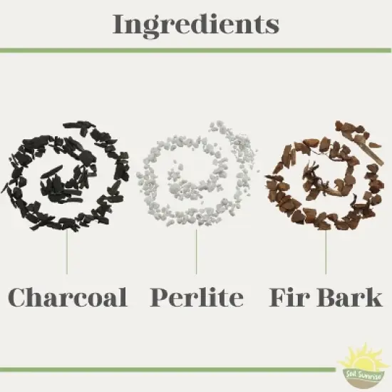 Soil Sunrise 2qt Orchid Potting Soil Mix; Fast Draining Healthy Media image {6}