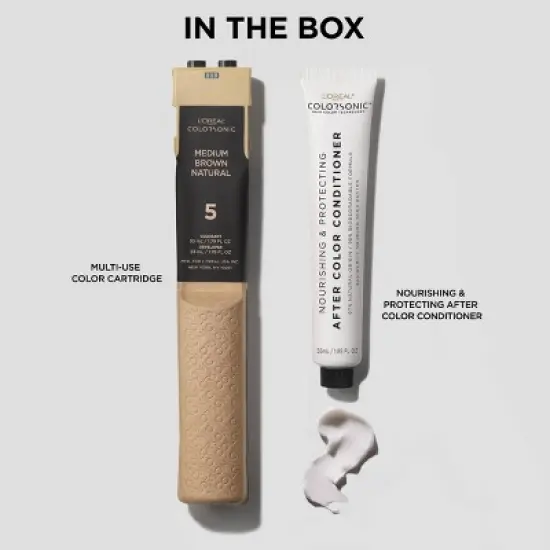 L'Oreal Paris Colorsonic Ammonia Free Permanent Hair Color Cartridge - Device Sold Separately image {7}