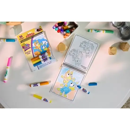 Crayola Bluey Color & Erase Reusable Activity Pad: Mess Free Coloring Book for Creative Travel Activities image {3}