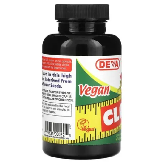Deva Vegan CLA, 90 Vegan Caps (770 mg per Capsule) image {3}