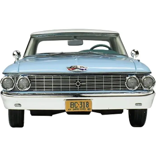 1962 Ford Galaxie Skymist Blue with White Top and Blue Interior Limited Edition to 210 pcs 1/43 Model Car by Goldvarg Collection image {5}