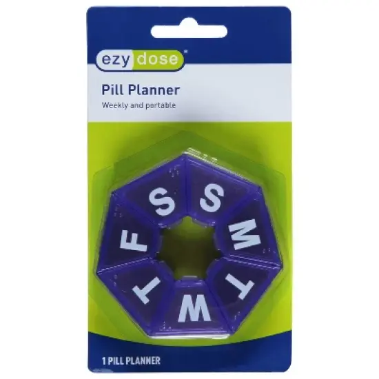 Ezy Dose Weekly and Portable Pill Planner 1 ea image {5}