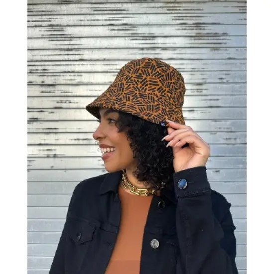 The Wrap Life | Satin Lined Printed Bucket Hat image {3}