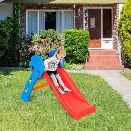 Costway Children Kids Junior Folding Climber Play Slide Indoor Outdoor Toy Easy Store image {3}