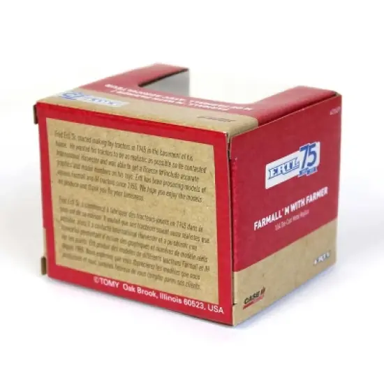 1/64 Limited Edition IH Farmall "M" with Man, ERTL 75th Anniversary, One Time Production 44205 image {2}