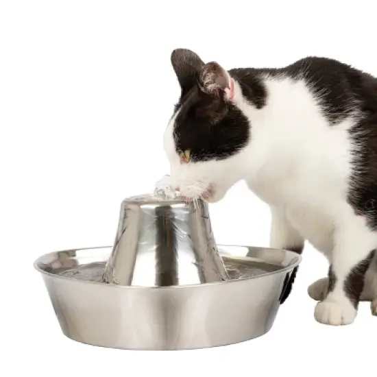 PetSafe Seaside Stainless Pet Fountain - Black image {2}