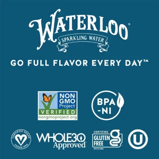Waterloo Raspberry Nectarine Sparkling Water - 8pk/12 fl oz Cans image {3}