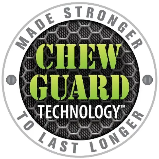 goDog Checkers Elephant Squeaky Plush Dog Toy, Chew Guard Technology - Gray, Large image {7}