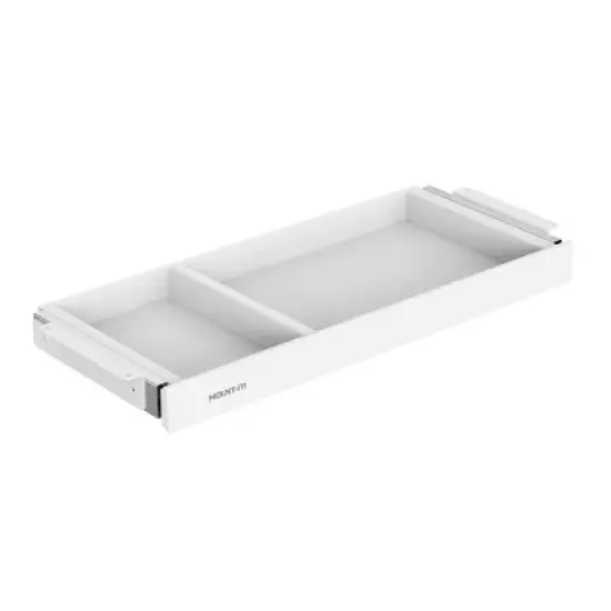 Mount-It! Under Desk Drawer - Shallow, White image {9}