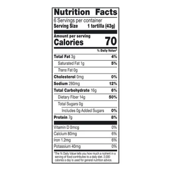 Mission Protein Tortilla Wraps - 9oz/6ct image {7}