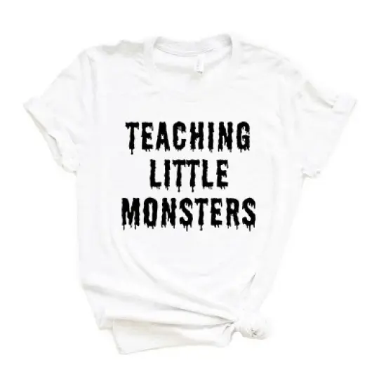 Simply Sage Market Women's Teaching Little Monsters Short Sleeve Graphic Tee image {3}