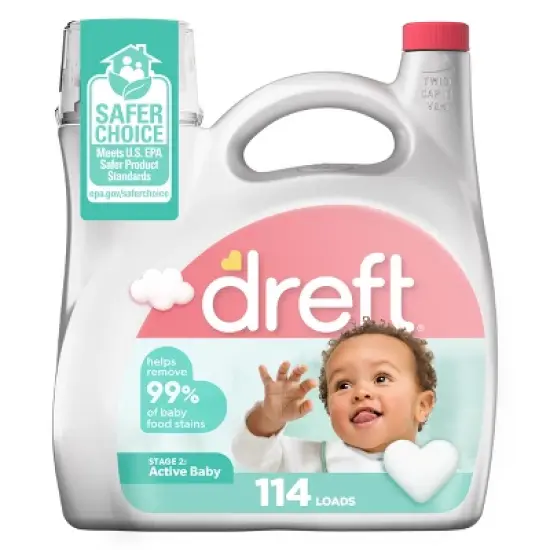 Dreft Stage 2: Active Baby Liquid Laundry Detergent image {16}